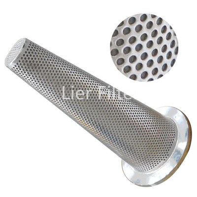 качество  Durable Special Shaped Perforated Metal Mesh Filter 0.5um-200um Excellent noise suppression performance фабрика