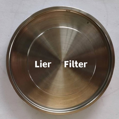 Емкость загрязняющего елемента фильтра 5-100MM металлического порошка высокой точности спеченная большая
