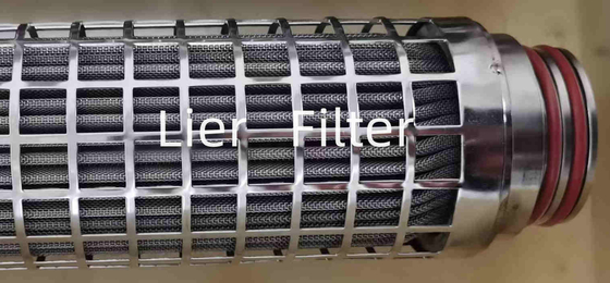 Патрон фильтра коррозионной устойчивости 15um плиссированный нержавеющей сталью в синтетическом волокне