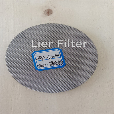 2-10 фильтр сетки металла фильтра слоев SS316 спеченный нержавеющей сталью промышленный круглый