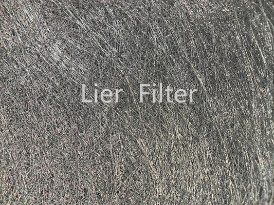 Pleatable Cleanable FeCrAl спекло пористость войлоков волокна металла высокую