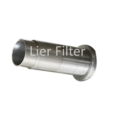 цилиндр фильтра металлического порошка 1mm-6mm толстой спеченный нержавеющей сталью